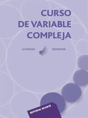 cover image of Curso de variable compleja